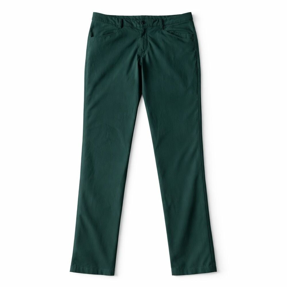 Lululemon ABC Pants Slim Straight Warpstreme Green Men 38 Chino